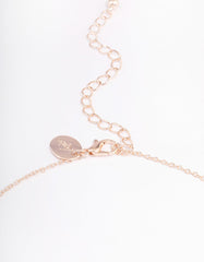 Rose Gold Diamante Butterfly Jewellery Set