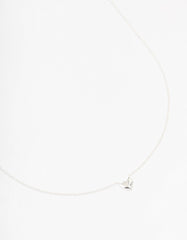 Sterling Silver Mini Puffy Heart Pendant Necklace