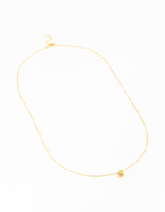 Gold Plated Sterling Silver Initial S Necklace