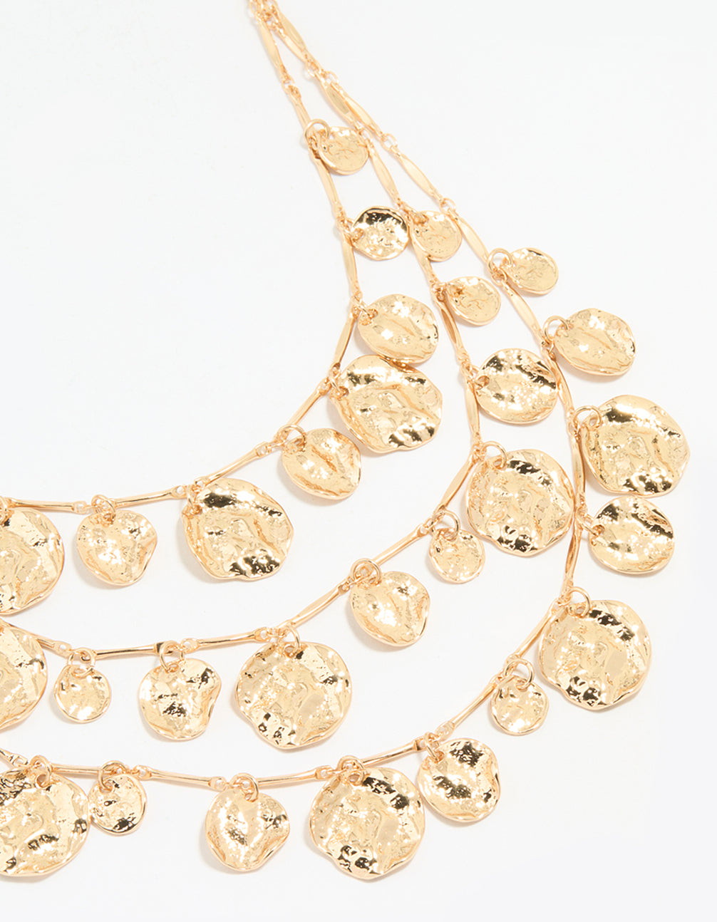 Gold Coin Layered Necklace