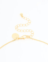 Gold Plated Adjustable Toggle Y-Necklace