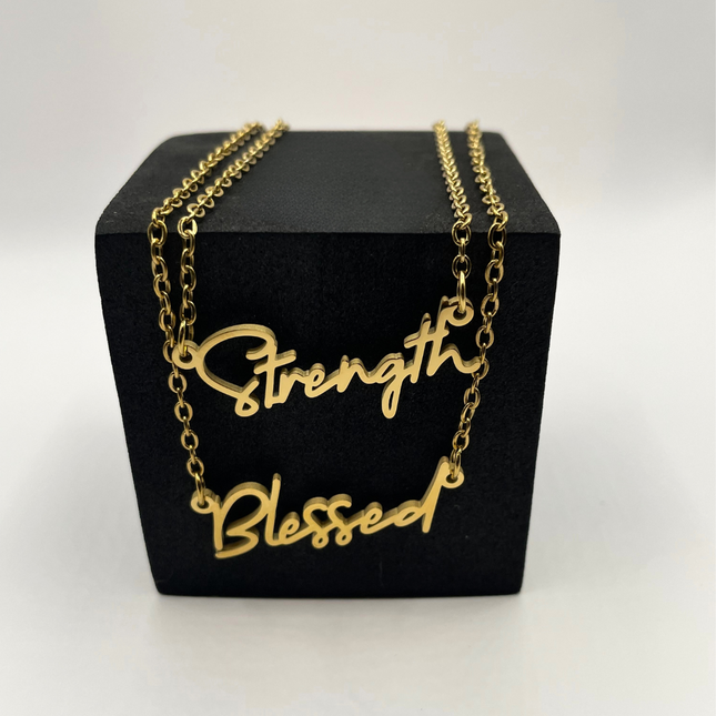 Strength / Blessed Necklace