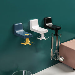 Hole Free Pan Spade Rack Spoon Shovel Rack