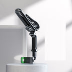 One clip for stability (black+green)