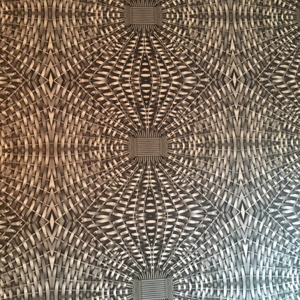 Woven Metal Basket Wallpaper