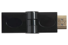 Maplin Adjustable Angle HDMI Male to HDMI Female Adapter - Black