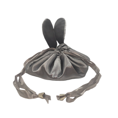 Rawr Drawstring Cosmetic Bag - Bunny Ears