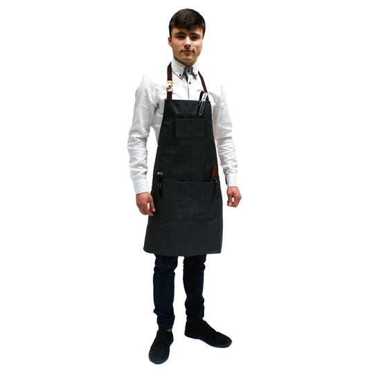 Barbers Apron Charcoal