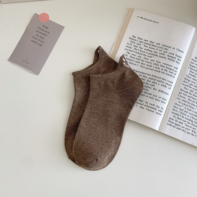Women's Smiley Ankle Socks Thin Embroidery Ins Short Fashion Tight Socks