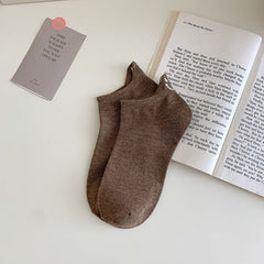 Women's Smiley Ankle Socks Thin Embroidery Ins Short Fashion Tight Socks