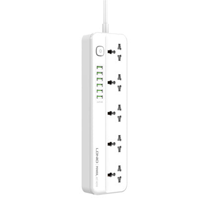 LDNIO SC5614 Universal Power Strip 2500W 5 AC Outlets 6 USB ports 2M Power Cord Extension Socket