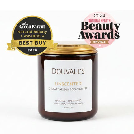 Organic Creamy Argan Body Butter 240ml | Available in four scents