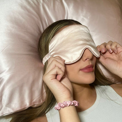 Pink Silk Pillowcase - Standard