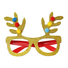 2025Golden Glasses Christmas Day Party Decoration