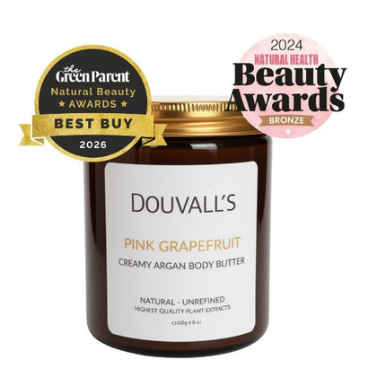 Organic Creamy Argan Body Butter 240ml | Available in four scents