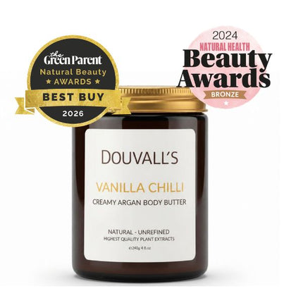 Organic Creamy Argan Body Butter 240ml | Available in four scents