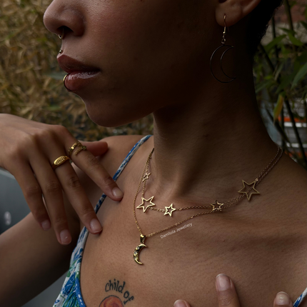 Starry ‘Zoraya’ Necklace - Gold/Silver