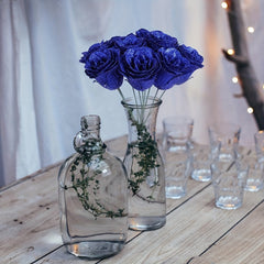 Everlasting Glitter Rose Bouquet - 12 Shiny Artificial Roses for DIY, Perfect for Valentine's Day, Anniversaries, Engagements & Weddings