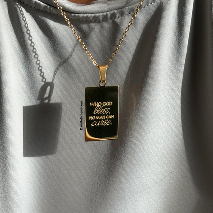 ‘You are not alone’ Necklace - Gold/Silver - Double Sided