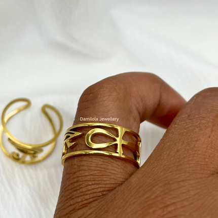 Eye of Ra ‘Eternal’ Ankh Ring