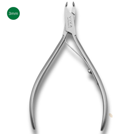 Cuticle Nipper Silver - 3mm Tip/Blades