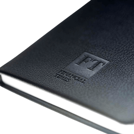 Financial Times Leather Notebook