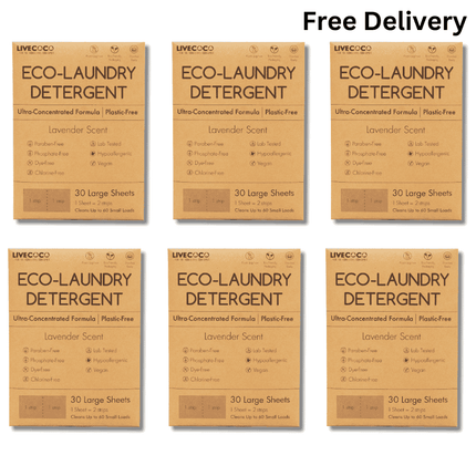 Eco-Laundry Detergent Sheets (60 Loads)