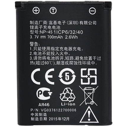 PRAKTICA NP-45 Rechargeable Battery Pack for WP240 Z250 Z212 & Fuji Cameras