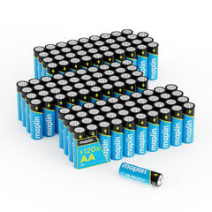 Maplin AA LR6 1.5V Alkaline Batteries 7 Year Shelf Life High Performance