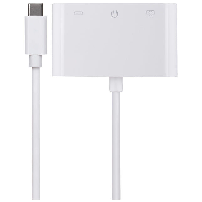 Maplin USB-C Multiport Hub USB-C to USB-A 3.0 / 3.5mm Jack / USB-C Charge Port
