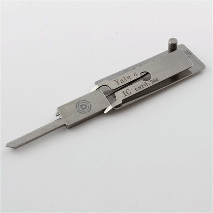 Dangerfield Lishi-Style Lock Pick + Decoder for 5 + 6 Pin Yale (RIM CYLINDER)