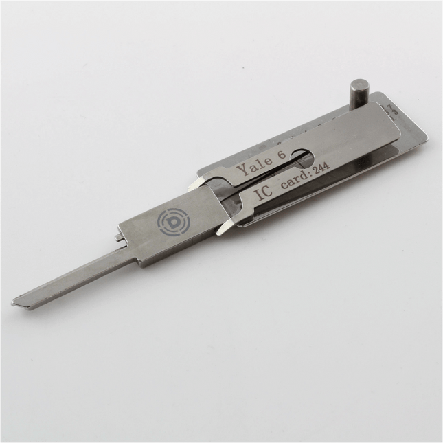 Dangerfield Lishi-Style Lock Pick + Decoder for 5 + 6 Pin Yale (RIM CYLINDER)