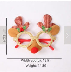 Dance Party Christmas Decorative Glasses Frame