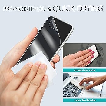 Brand™ DIYLooks [100 PCS] Dry-Wet Wipes ~ The Ultimate Cleaning Companion for Your Tech Gadgets