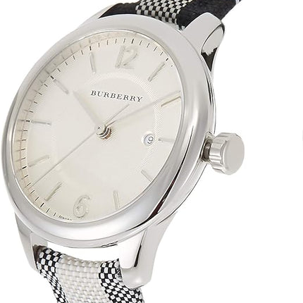 Burberry Ladies Watch The Classic Horseferry 32mm Silver BU10103