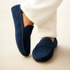 Suede Boat Loafers