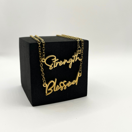 Strength / Blessed Necklace