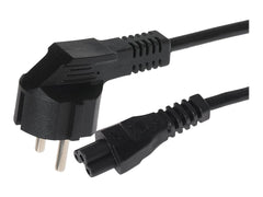 Maplin IEC C5 3pin Plug Female to EU Schuko Plug Power Supply Cable - 2m
