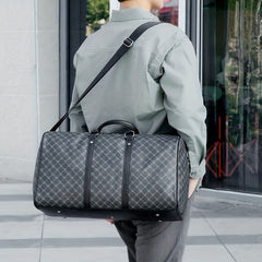 A Large Capacity Black Tote Bag for Travel, Gym, and Short Trips.