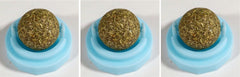 3pcs  Lot Self-adhesive Rotated Catnip Lick Ball