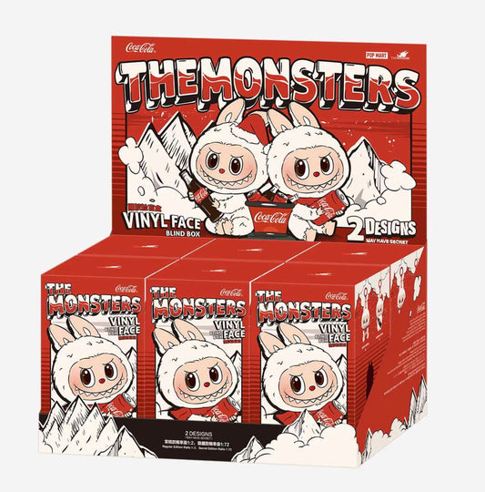 POP MART LABUBU THE MONSTER ‘COCA COLA’ SERIES VINYL FACE BLIND BOX.