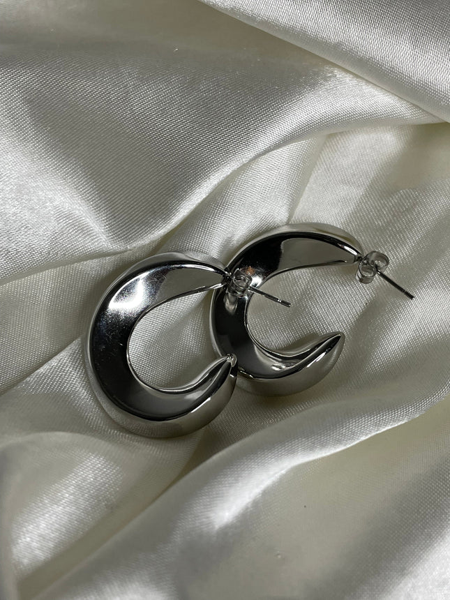 Silver ‘Celine’ Hoops