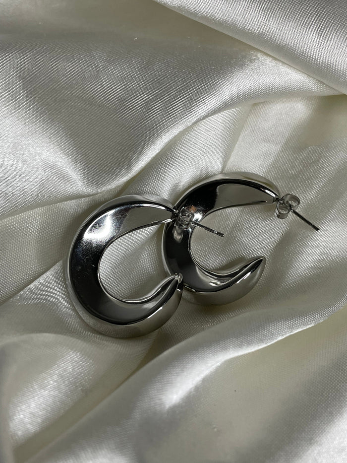 Silver ‘Celine’ Hoops