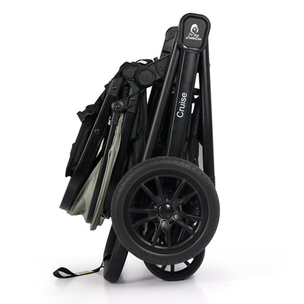 For Your Little One Cruise 3 In 1 Travel System With Car Seat - Pebble Sage (Free Cupholder And Seat Liner Included!)