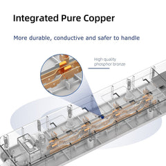 Maplin 2m 4-Socket UK Power Switch Extension Lead with 3x USB-A / 1x USB-C Ports