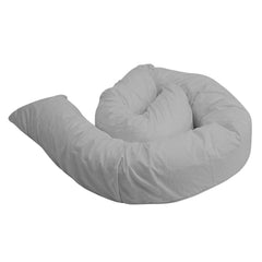 9 Ft Maternity Pillow Case - Grey