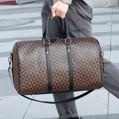 A Large Capacity Black Tote Bag for Travel, Gym, and Short Trips.