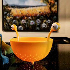 Big Eyes Plastic Fruit Basket Multifunction Vegetable Drain Basket