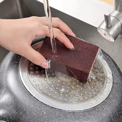 10Pcs Nano Sponge Magic Erasers Carborundum Removing Rust Cleaning Sponge Brush Kitchen Pot Dish Rust Removal Emery Clean Rub