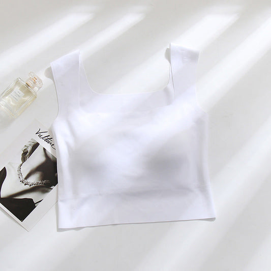 Non-marking Fixing Cup Sling Vest With Chest Pad For Women